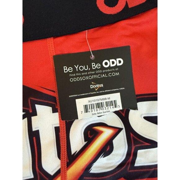 Odd Sox Boxer Briefs Doritos Chips Size M NWT Red Bold Graphic Print - Picture 2 of 6